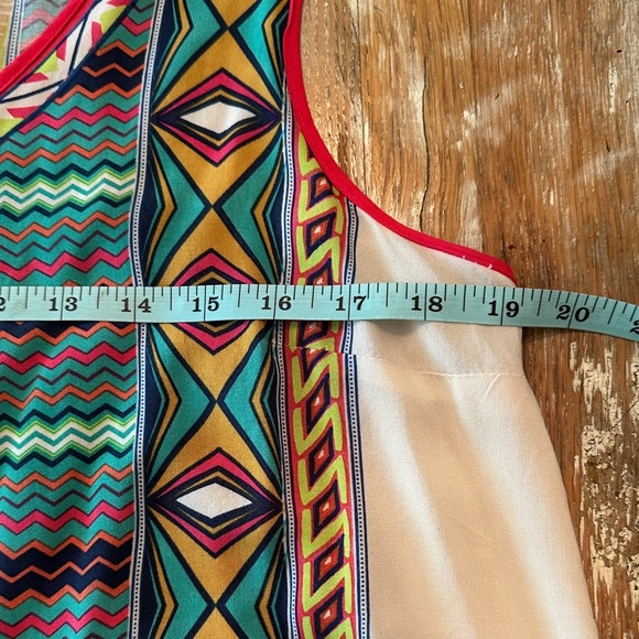 Flying Monkey Colorful Geometric Tank Top - Picture 10 of 12